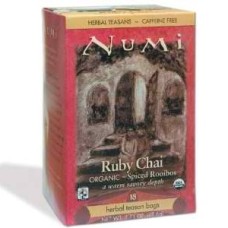 Numi Tea Ruby Chai Herbal Tea (3x18 Bag)