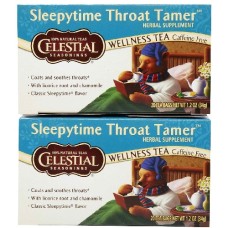 Celestial Seasonings Throat Tamer Herb Tea (3x20 Bag)