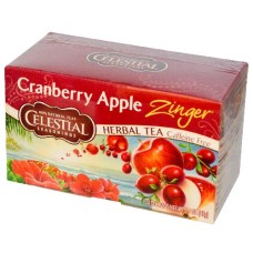 Celestial Seasonings Cranberry Apple Zinger Herb Tea (3x20 Bag)