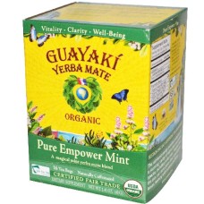 Guayaki Yerba Mate Pure Empower Mint (3x16 ct)