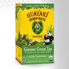 Guayaki Yerba Mate Greener Green Tea (6x16 CT)