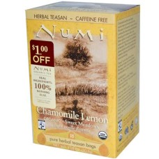 Numi Tea Chamomile Lemon Herbal Tea (3x18 Bag)