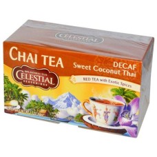 Celestial Seasonings Decaf Coconut Thai Chai (6x20 Bags)