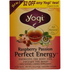 Yogi Raspberry Pasion Energy Tea (6x16 Bag)