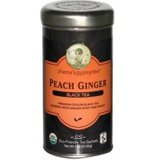 Zhena's Gypsy Tea Peach Ginger Tea (3x22 Bag)