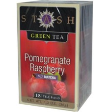 Stash Tea Pomegrante Raspberry With Matcha Tea (6x18 Bag)