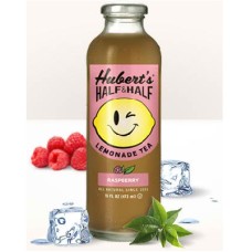 Hubert's Lemonade Hlf/HLeaf Raspberry (12x16OZ )