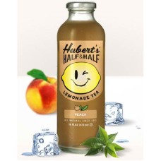 Hubert's Lemonade Half/HaLeaf Peach (12x16OZ )