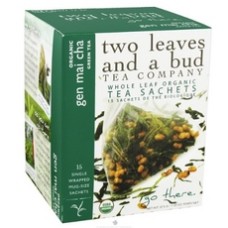 Two Leaves & A Bud Organic Gen Mai Cha Green Tea (6x15 Bag )