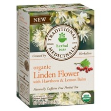 Traditional Medicinals Linden with Hawthorn & Lemon Balm Tea (6x16 Bag)