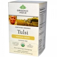 Organic India Vanilla Creme Tulsi Tea (6x18 CT)