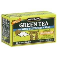 Bigelow Green Tea with Blueberry and Acai(6x20 Bag)