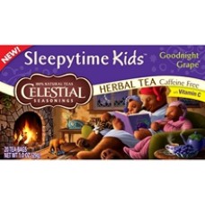 Celestial Seasonings Sleepytime Kids Goodnight Grape Herbal Tea (6x20 Bag)