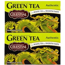 Celestial Seasonings Authentic Green Tea (6x20 Bag)