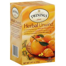 Twinings Honeybush Mandrine Orange Tea (6x20 Bag)